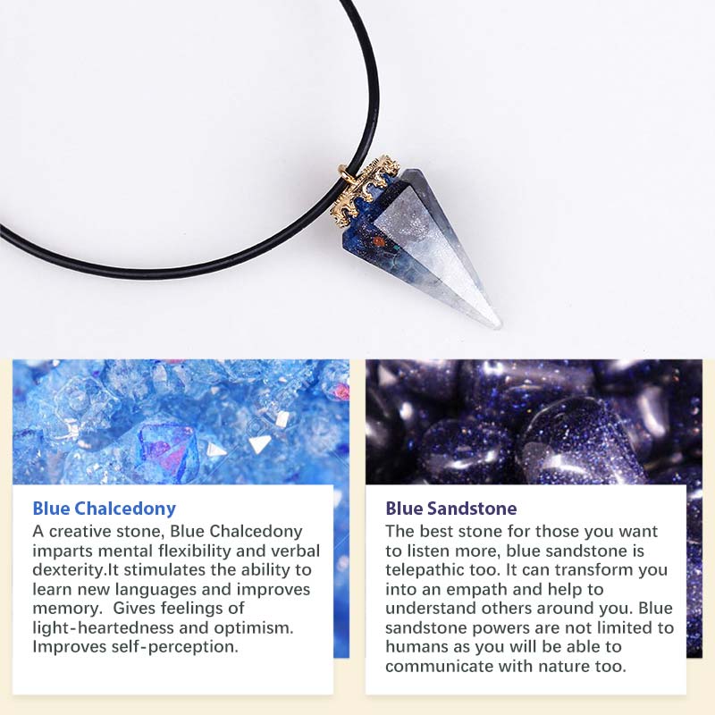 Olivenorma Natural Crystal Healing Necklace - image 7