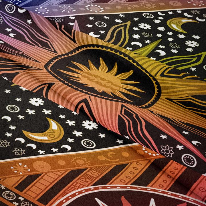Olivenorma Sun Rays Moon Bohemia Tapestry - image 26