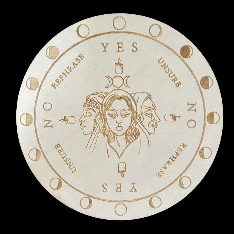 Olivenorma The Wooden Divination Pendulum Game Tarot Card - White - Witch Candle - image 26
