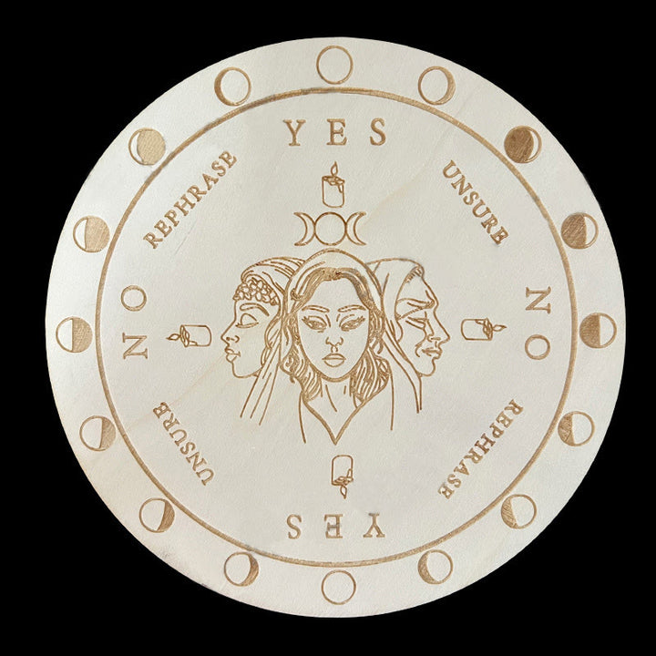 Olivenorma The Wooden Divination Pendulum Game Tarot Card - White - Witch Candle - image 26