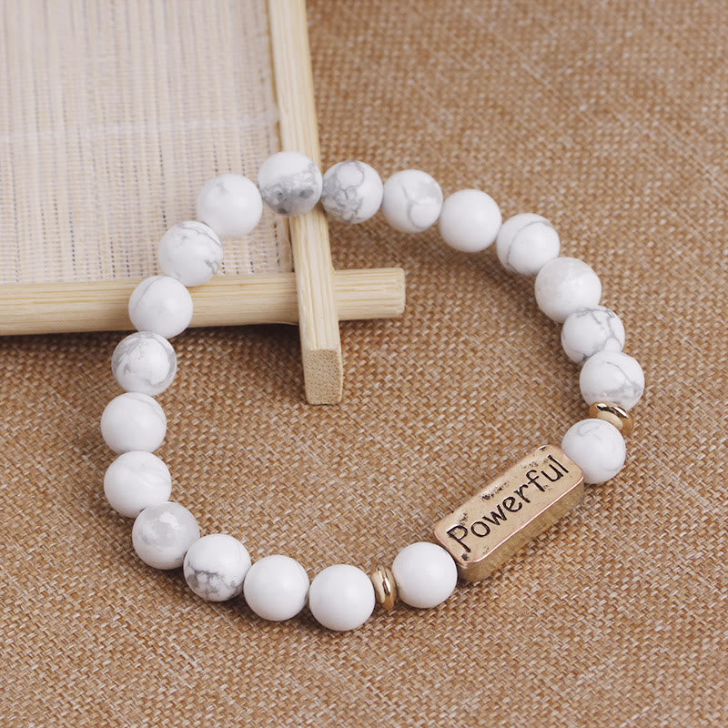 Olivenorma Natural Gemstone Love Powerful Engraving Bracelet - image 14