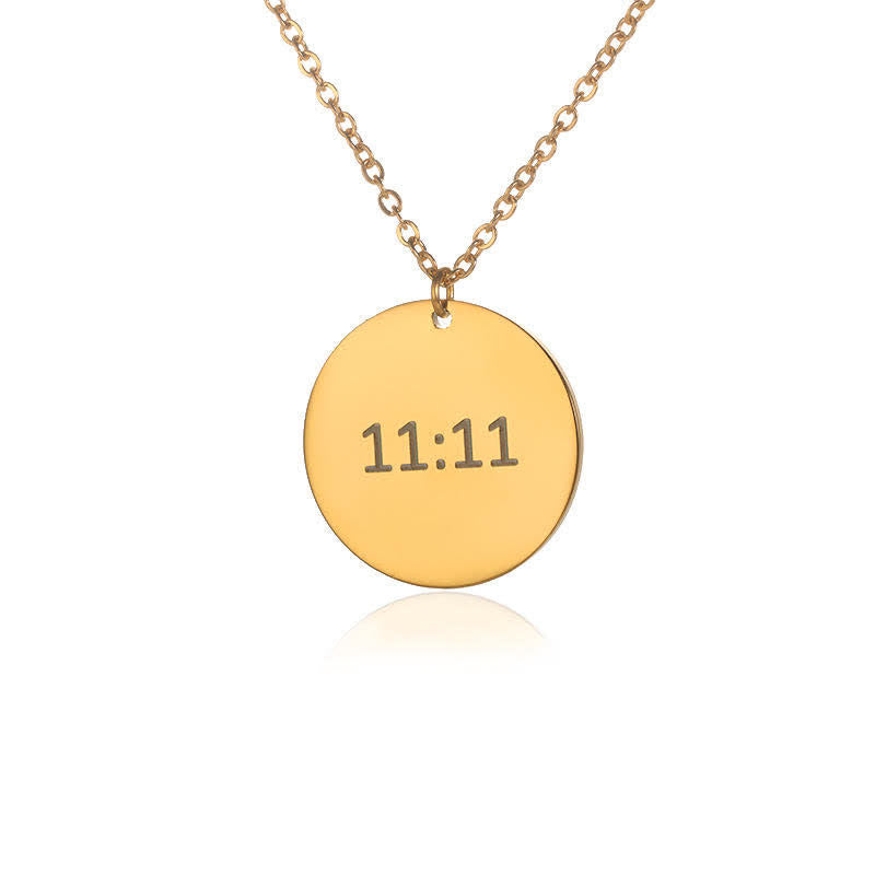 Olivenorma 11:11 Angel Number Lucky Necklace - Round#11:11 - image 10