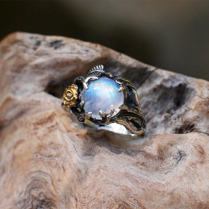 Olivenorma Moonstone Rose Orgone Ring - 10 - image 0