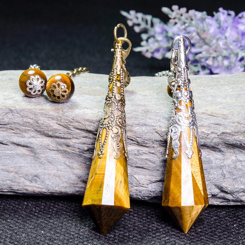 Tiger Eye Protection Pendulum - image 0