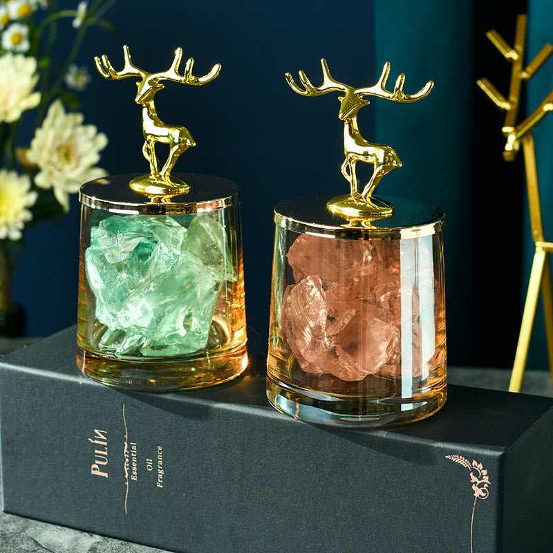 Olivenorma Deer Cup Fireless Ornament Crystal Aromatherapy Lamp - image 3