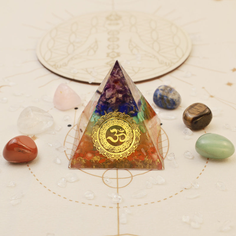 Olivenorma Pure Chakra Protection Orgone Pyramid - image 1