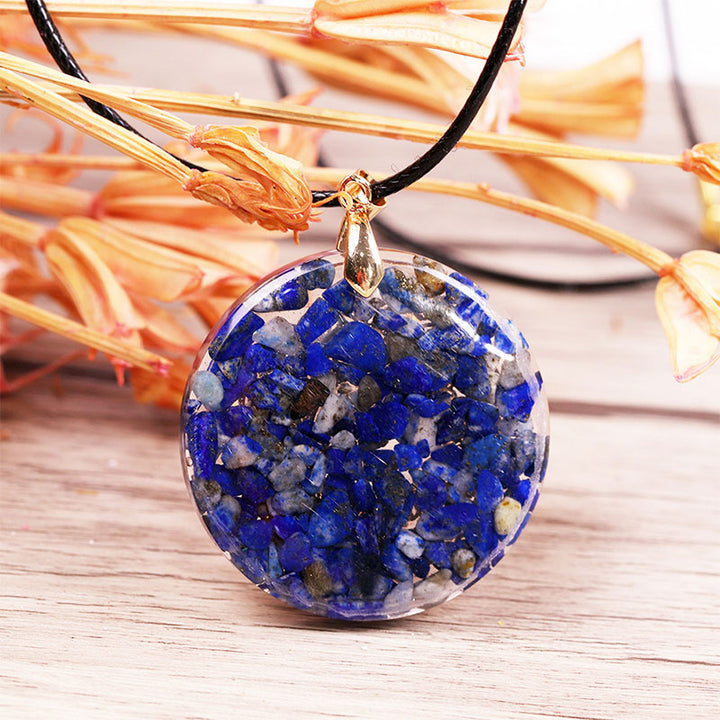 Olivenorma Raise Consciousness - Lapis Lazuli Orgone Energy Necklace - image 8