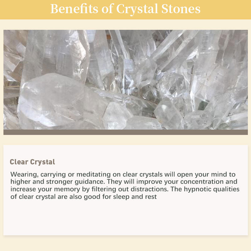 Gathering Fortune - Clear Crystal Gemstone Bracelet - image 8