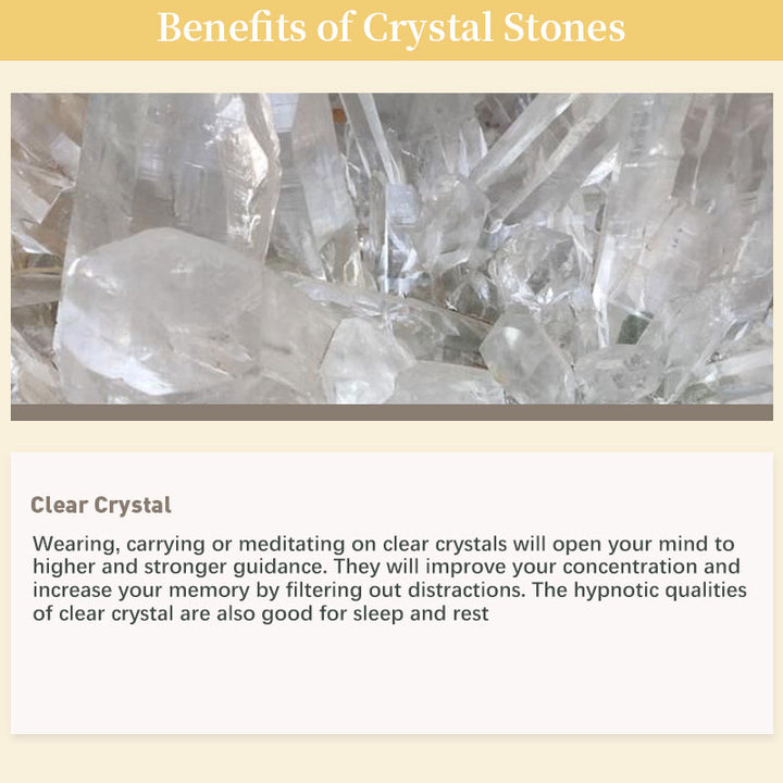 Gathering Fortune - Clear Crystal Gemstone Bracelet - image 8