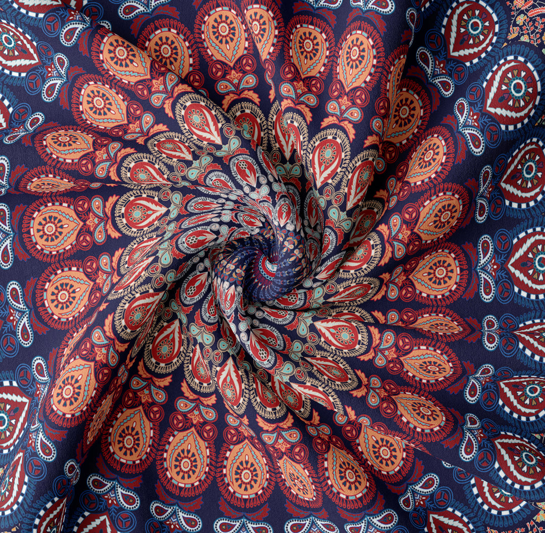 Olivenorma Mandala Peacock Pattern Tapestry - image 14