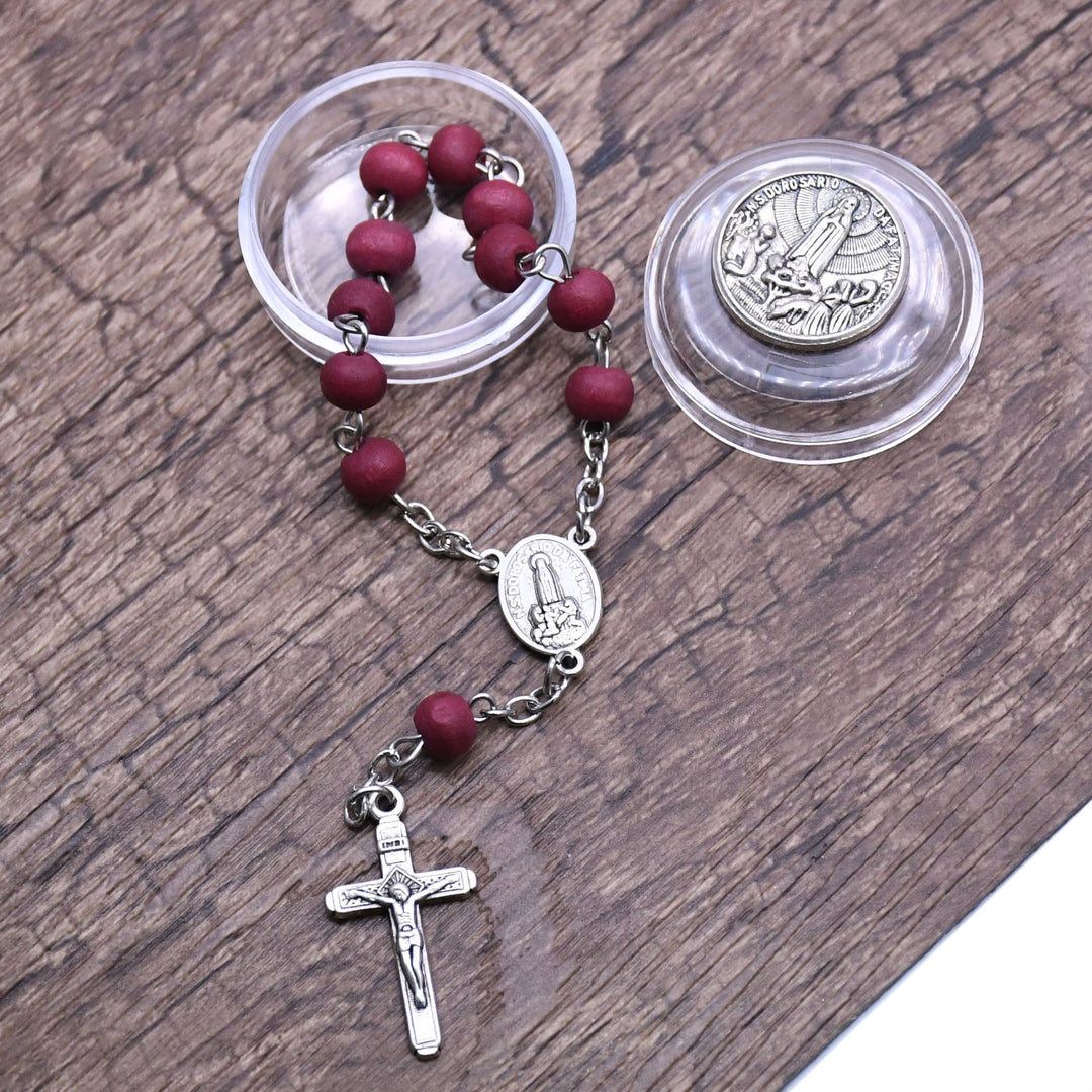 Olivenorma Incense Beads Rosary Prayer Beads Cross Bracelet - image 1