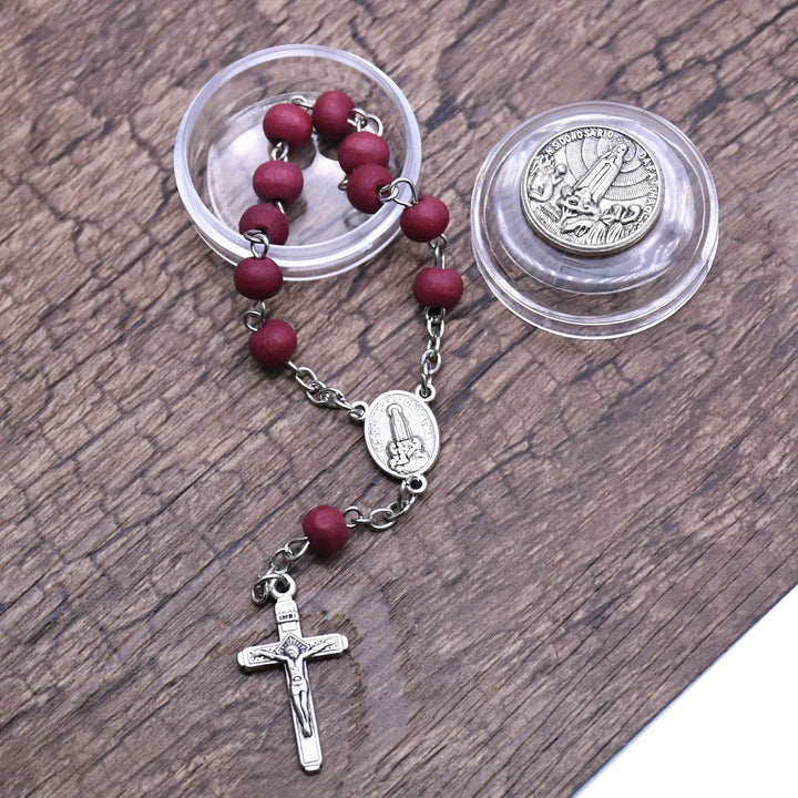 Olivenorma Incense Beads Rosary Prayer Beads Cross Bracelet - image 1