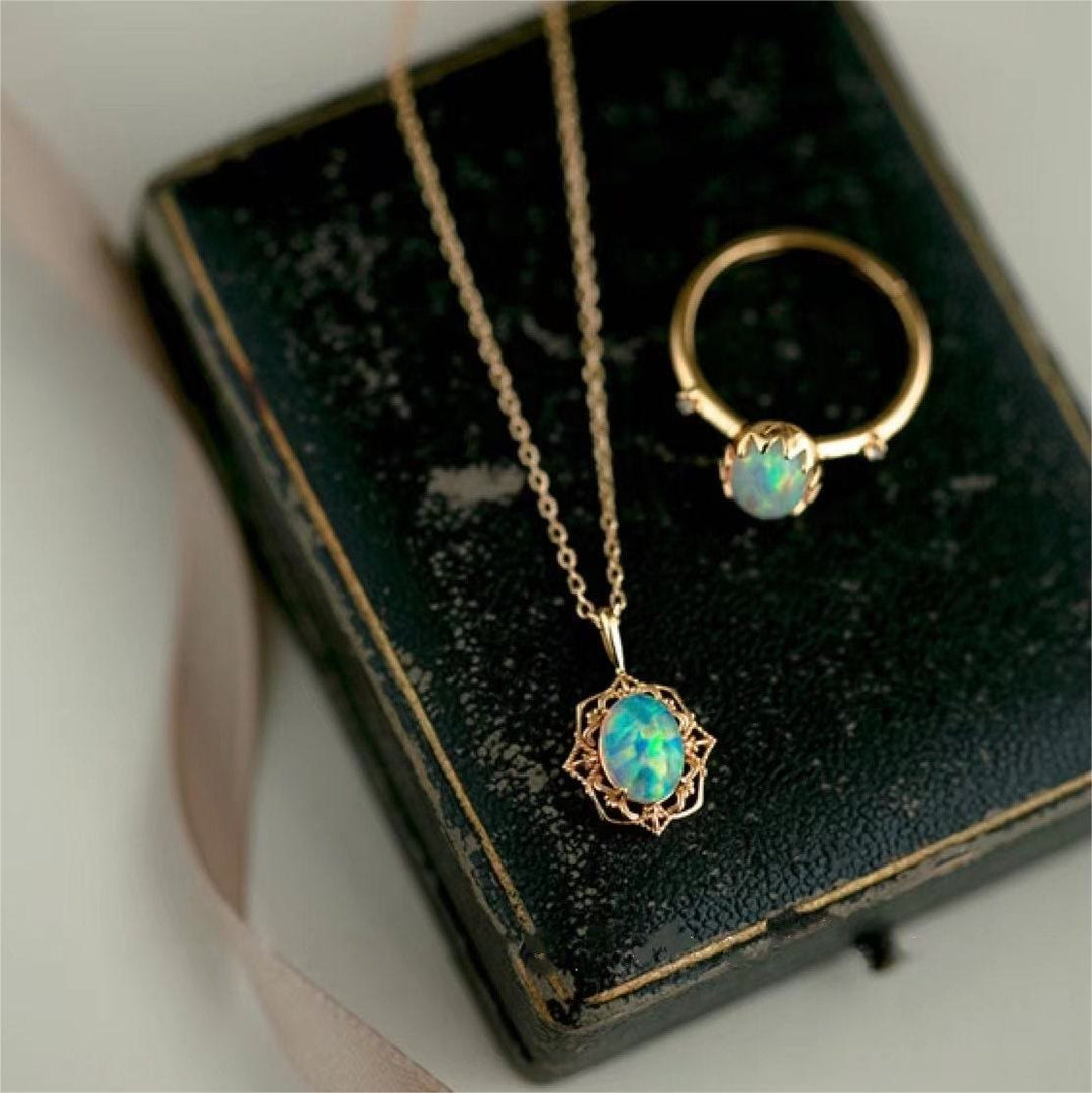 Olivenorma Vintage Style Copper Lace Adjustable Necklace - image 7