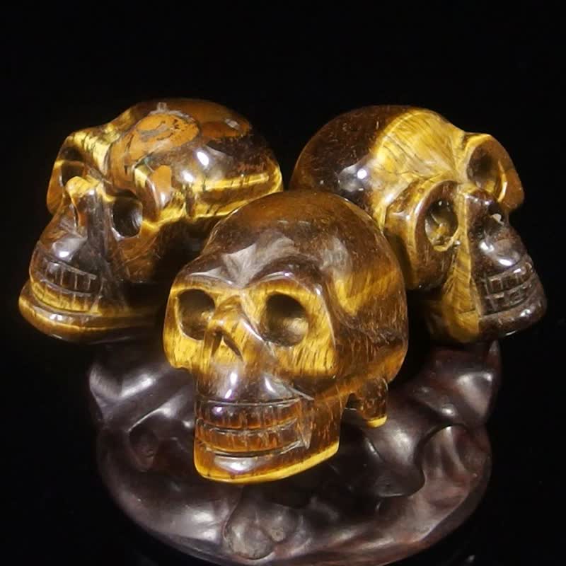 Olivenorma Tiger Ey Crystal Skull Halloween Decoration - image 1