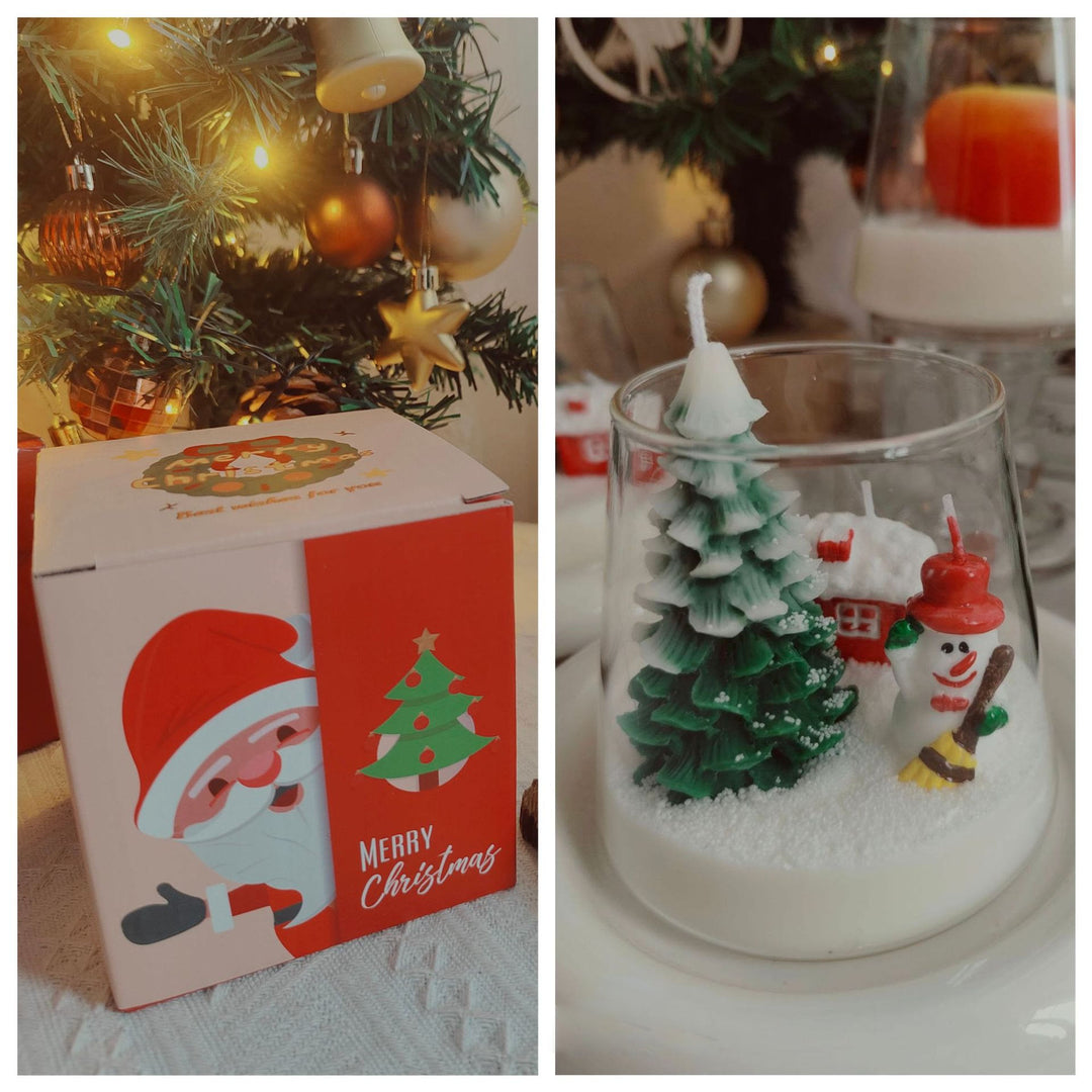 Olivenorma Christmas Santa Decor Candle - image 3