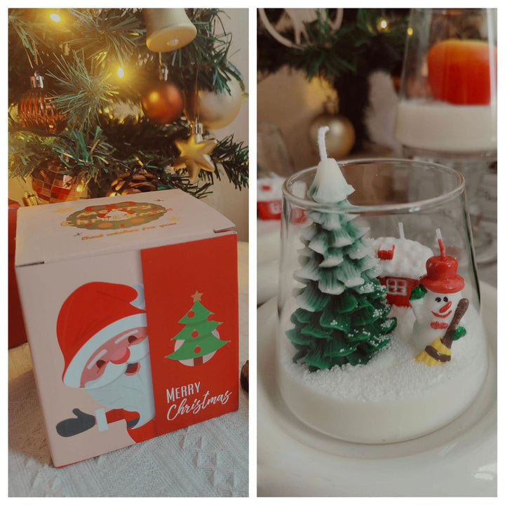 Olivenorma Christmas Santa Decor Candle - image 3