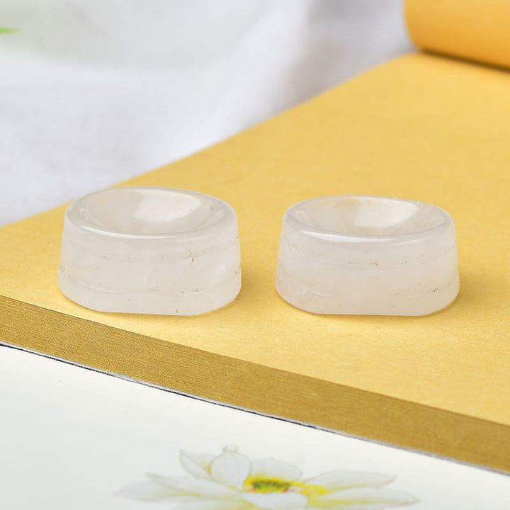 Olivenorma Natural Mineral Crystal Base Round Ball Holder Gemstone Decoration - Clear Crystal - image 27