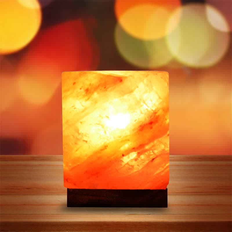 Olivenorma Square Shape Himalayan Pink Salt Lamp - image 2
