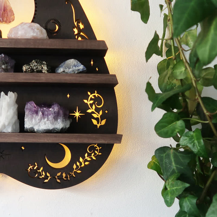 Inverted Moon Heart Crystal Shelf - image 4