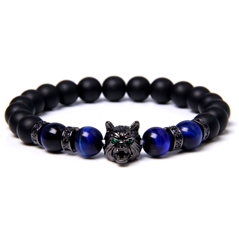 Olivenorma Lapis Lazuli Wolf Bracelet - Lapis Lazuli #1 - image 0