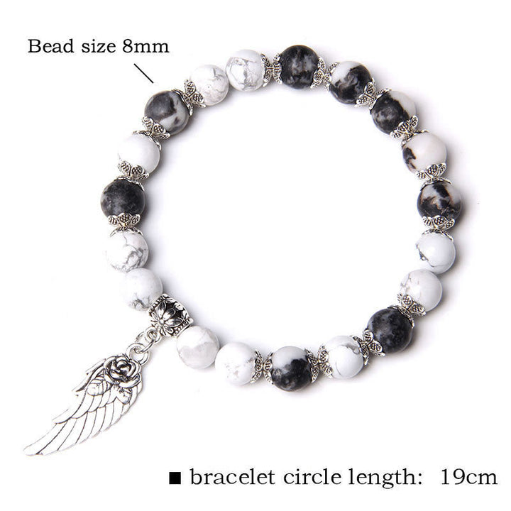 Olivenorma "Peace Energy" - Colors Crystal Agate Wing Bracelet - image 24