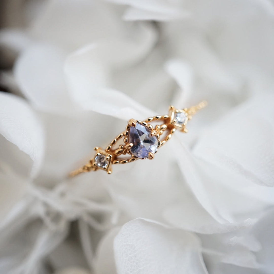Olivenorma Natural Tanzanite Adjustable Ring - image 2