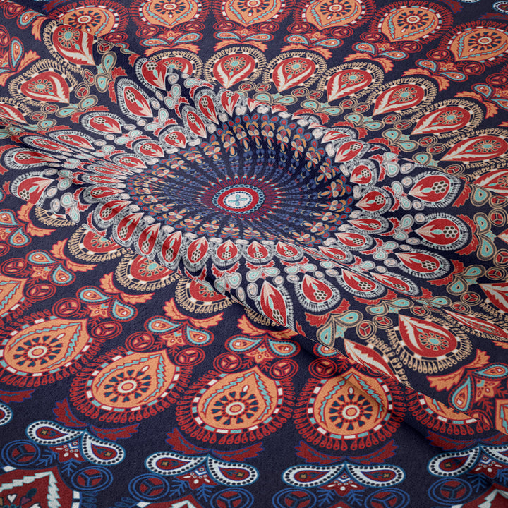 Olivenorma Mandala Peacock Pattern Tapestry - image 12
