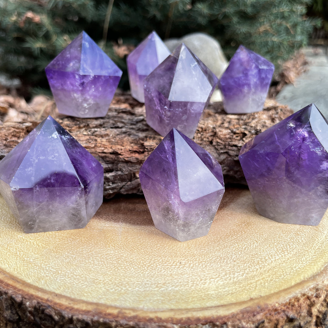 Olivenorma Amethyst Tower Point Large Chunky Obelisk Gemstone Decoration - image 7