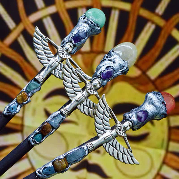 Olivenorma Witch Angel Natural Crystal Wands - image 28