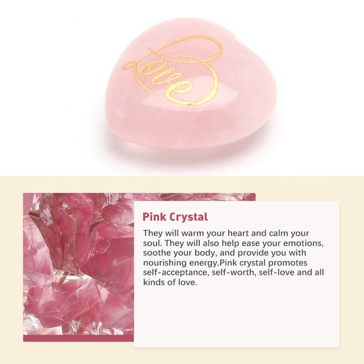 Olivenorma Natural Crystal Stone Decoration - Pink Crystal - image 9