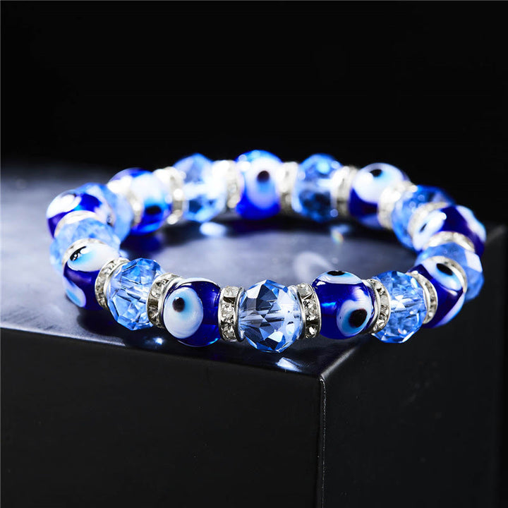 Olivenorma Evil Eye Hamsa Pendant Epoxy Zircon Bracelet - image 24