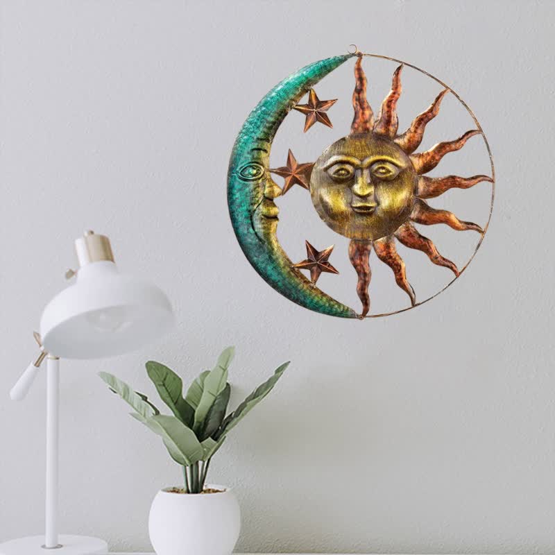 Olivenorma Sun Moon Face Wall Decor - image 2