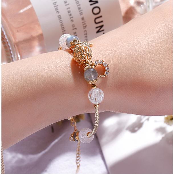 Olivenorma Labradorite Moon Star Crystal Bracelet - image 3