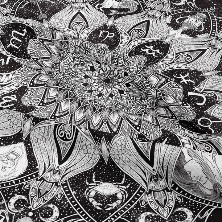 Olivenorma Black Fancy Wall Hanging Decoration for Bedroom Tapestry - image 7