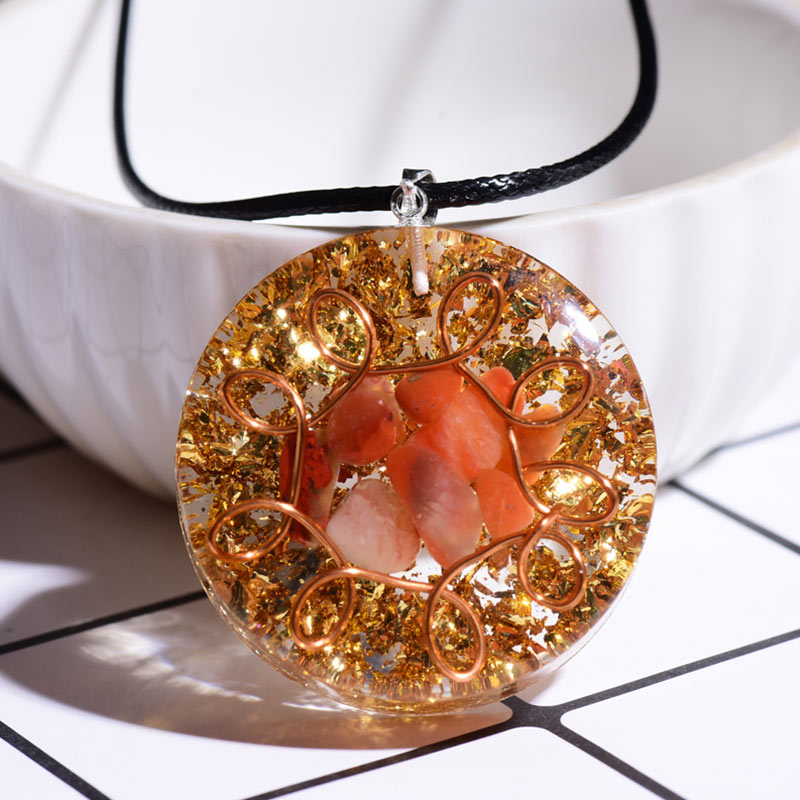 Olivenorma Red Agate Healing Necklace - Red Agate - image 0