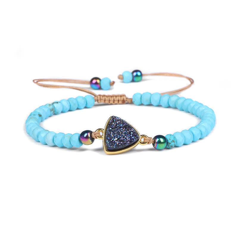 Olivenorma Faceted Natural Crystal Bracelet - Turquoise - image 8