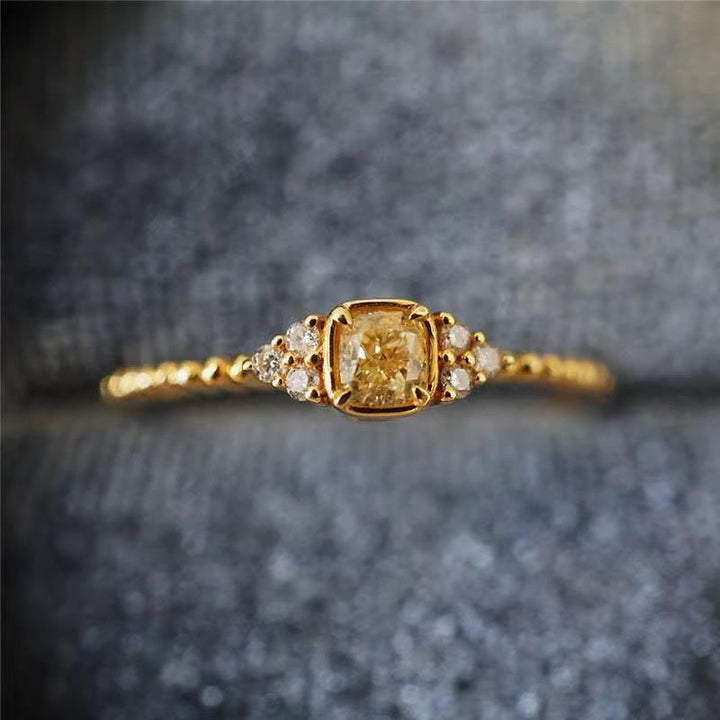 Olivenorma Delicate Natural Citrine Ring - Citrine - image 0