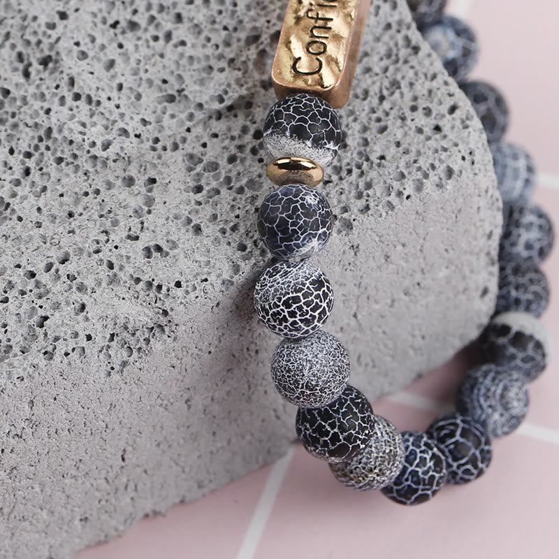 Olivenorma Natural Gemstone Confident Engraving Bracelet - image 4