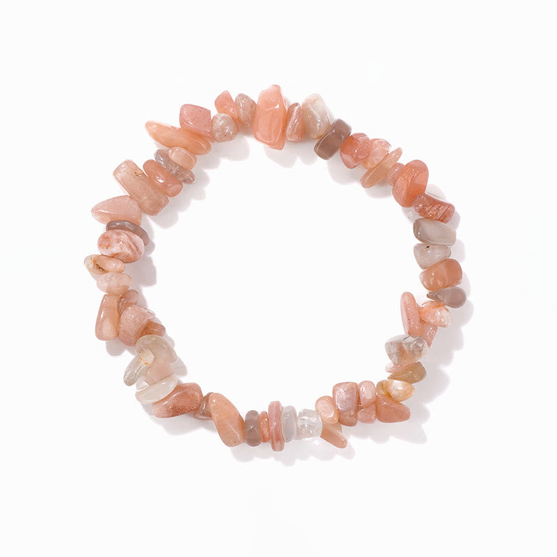Olivenorma Colorful Natural Irregular Gravel Bracelet - Sun Stone - image 40