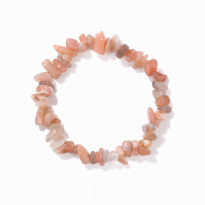 Olivenorma Colorful Natural Irregular Gravel Bracelet - Sun Stone - image 40