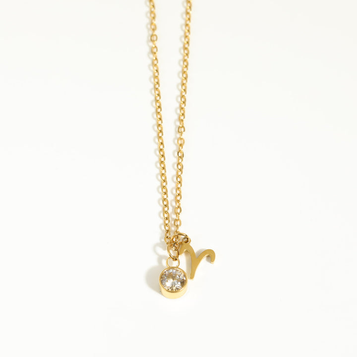 Olivenorma Zodiac Rune Birthstone Stainless Steel Necklace - image 20