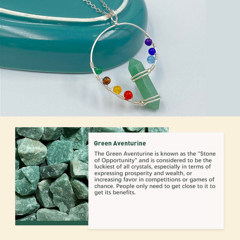 Olivenorma Chakra Orgone Color Swirl Necklace  - image 1