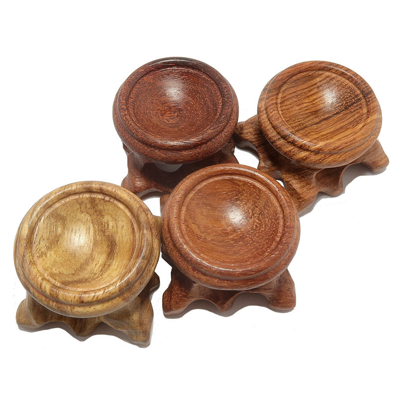 Olivenorma Wood Stands for Crystal Ball Spheres Eggs Pastoral Decorative Display - image 7